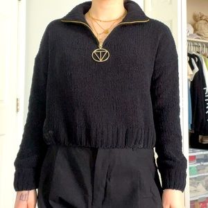 Long sleeve wool shirt.Perfect for when you need something warm/cute to wear!
